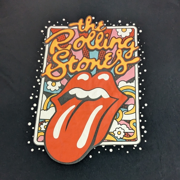 the Rolling Stones Black Tee Shirt Top XXL - Picture 2 of 7